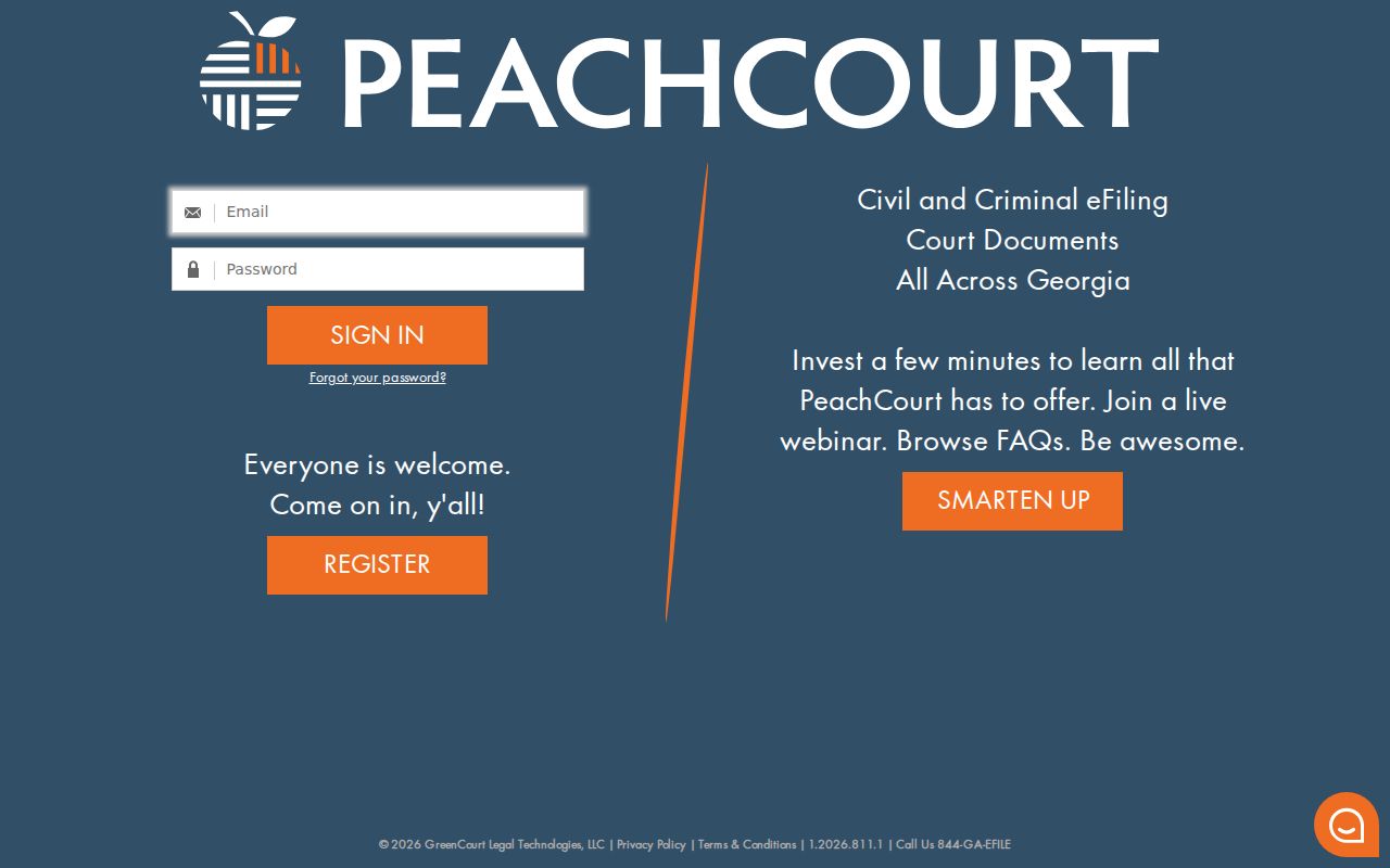 Jenkins County case lookup PeachCourt court search route