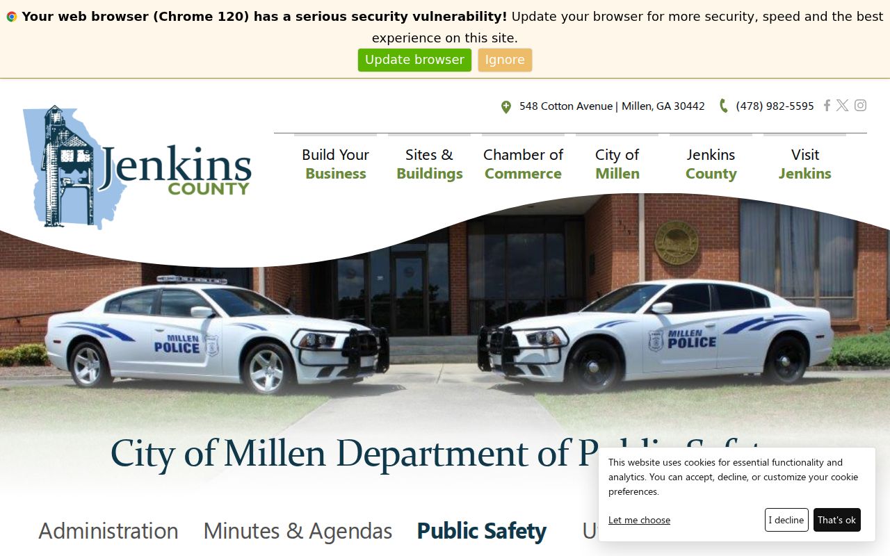 Millen court docket and municipal citation instructions