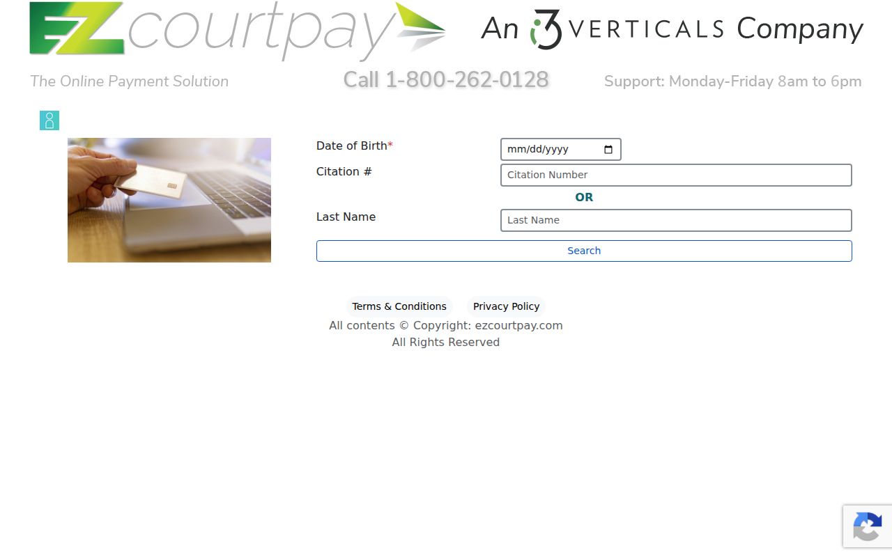 Jenkins County traffic ticket EZCourtPay lookup fields